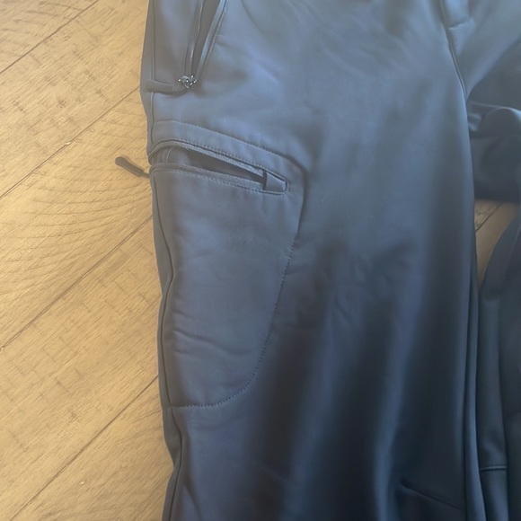 Men’s Black Fleece Lined Water-Resistant Hiking/outdoor pants - black - Sz L - Picture 6 of 8